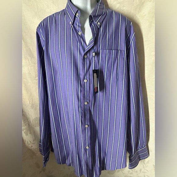 NWT LINCS Men’s size XL Dress/Casual
Button down  shirt MSRP $79
100% cotton - Picture 1 of 9